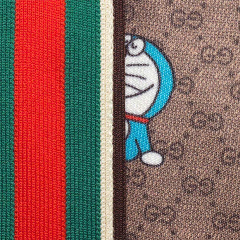 Мужские штаны Gucci x Doraemon (бежевые) — фото 6