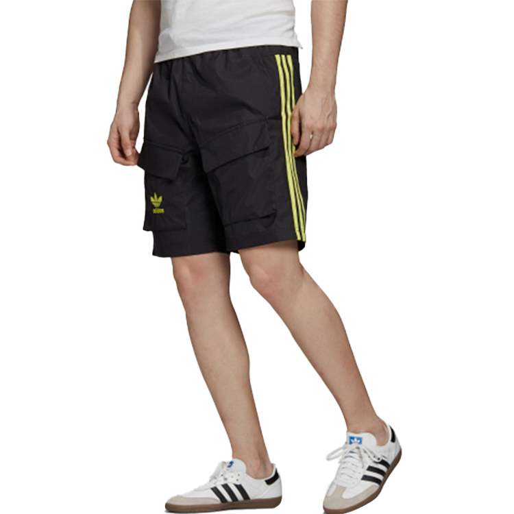 Мужские штаны adidas originals Woven Shorts (черные) — фото 5
