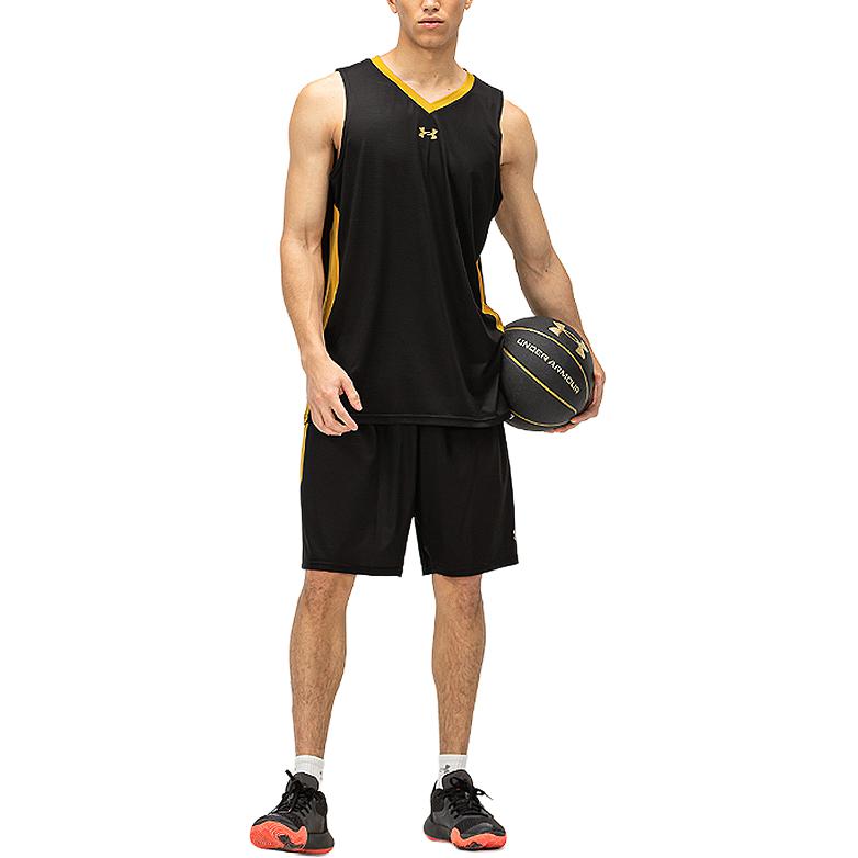 Under Armour Basketball Jerseys Men’s Black Moderate Straight Fit
