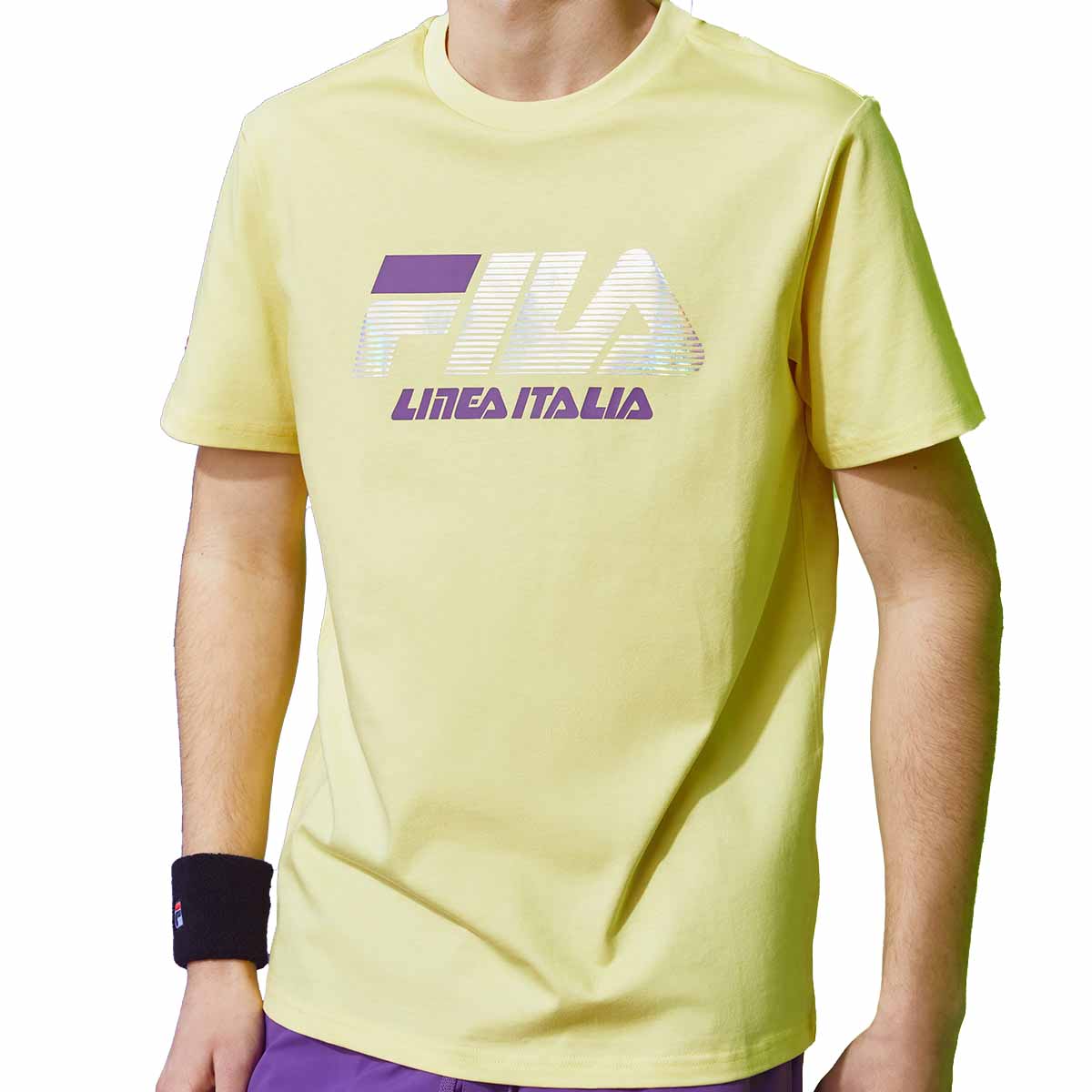 Футболка Fila FUSION (желтая) — фото 5
