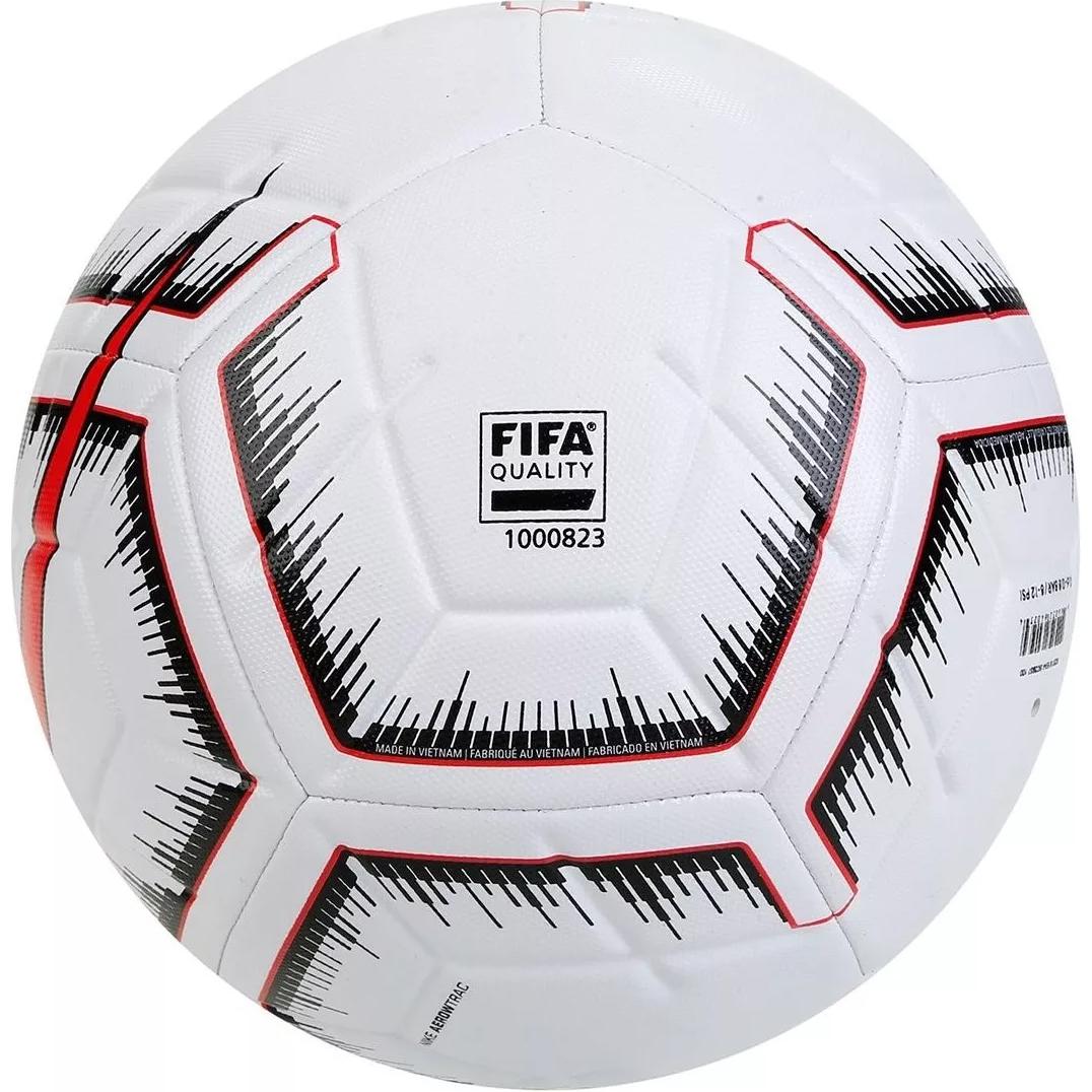 Nike Size 5 Ball Soccer Ball PVC Machine Stitched Soccer Ball Unisex White Red