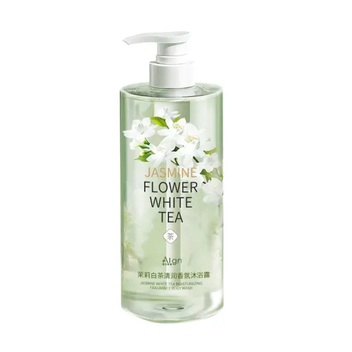 Jasmine tea, perfume, moisturizing shower gel strongly flavoured, deep cleansing, skin rejuvenation, long-term effect, 1000 ml