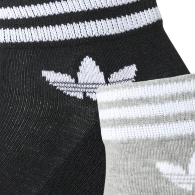 Adidas Originals Island Club Trefoil striped-ankle socks (pack of three)