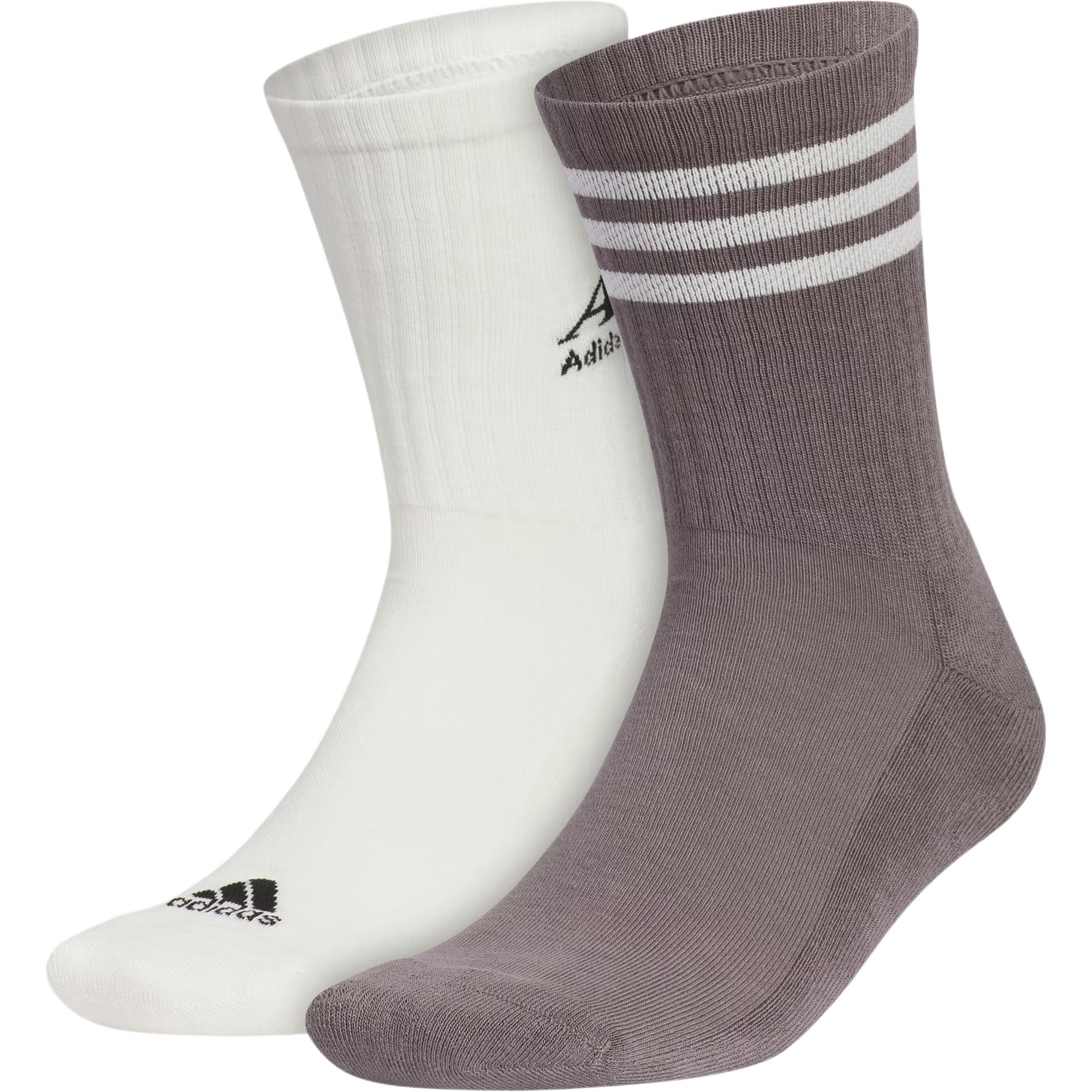 Adidas Lounge FUTURE GRAPHIC SOCKS Crew Socks Unisex 2 Pack Jade White/Charcoal Gray
