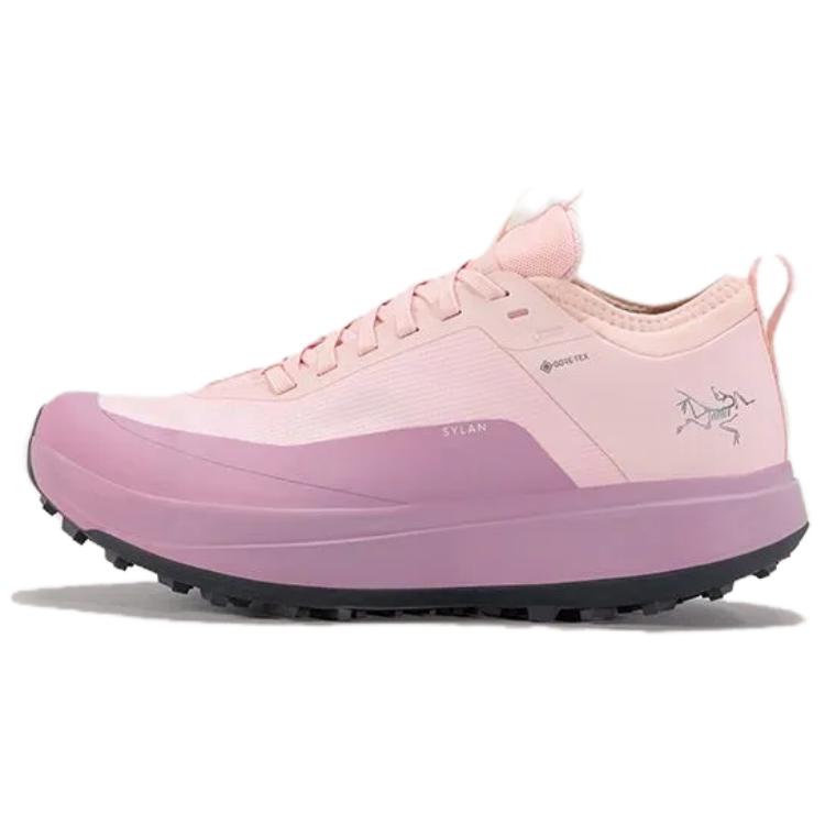 Arcteryx Arc'teryx SYLAN comfortable and versatile waterproof and breathable low-top running shoes for women, pink and purple