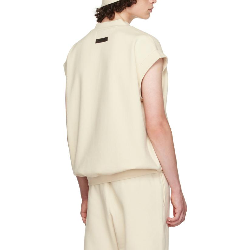 Fear of God Essentials FW22 V neck vest Egg shell V  