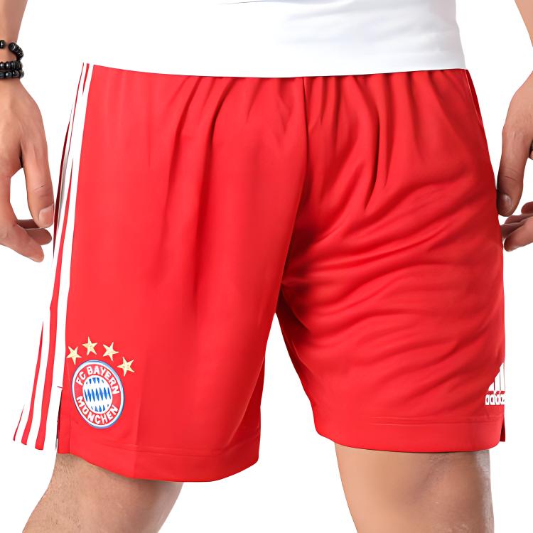 Мужские шорты adidas FC Bayern Munich (красные) — фото 5