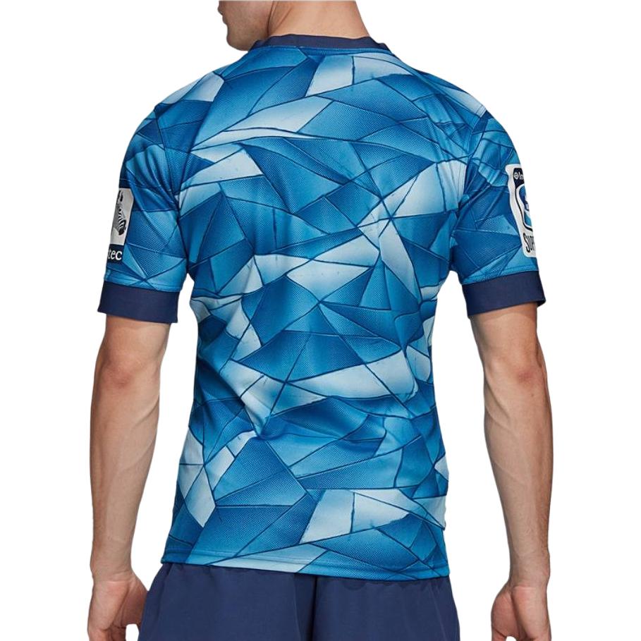 Adidas BAJU LELAKI SPORT PLANET 39 35 Rugby Jersey Men’s Royal Trace