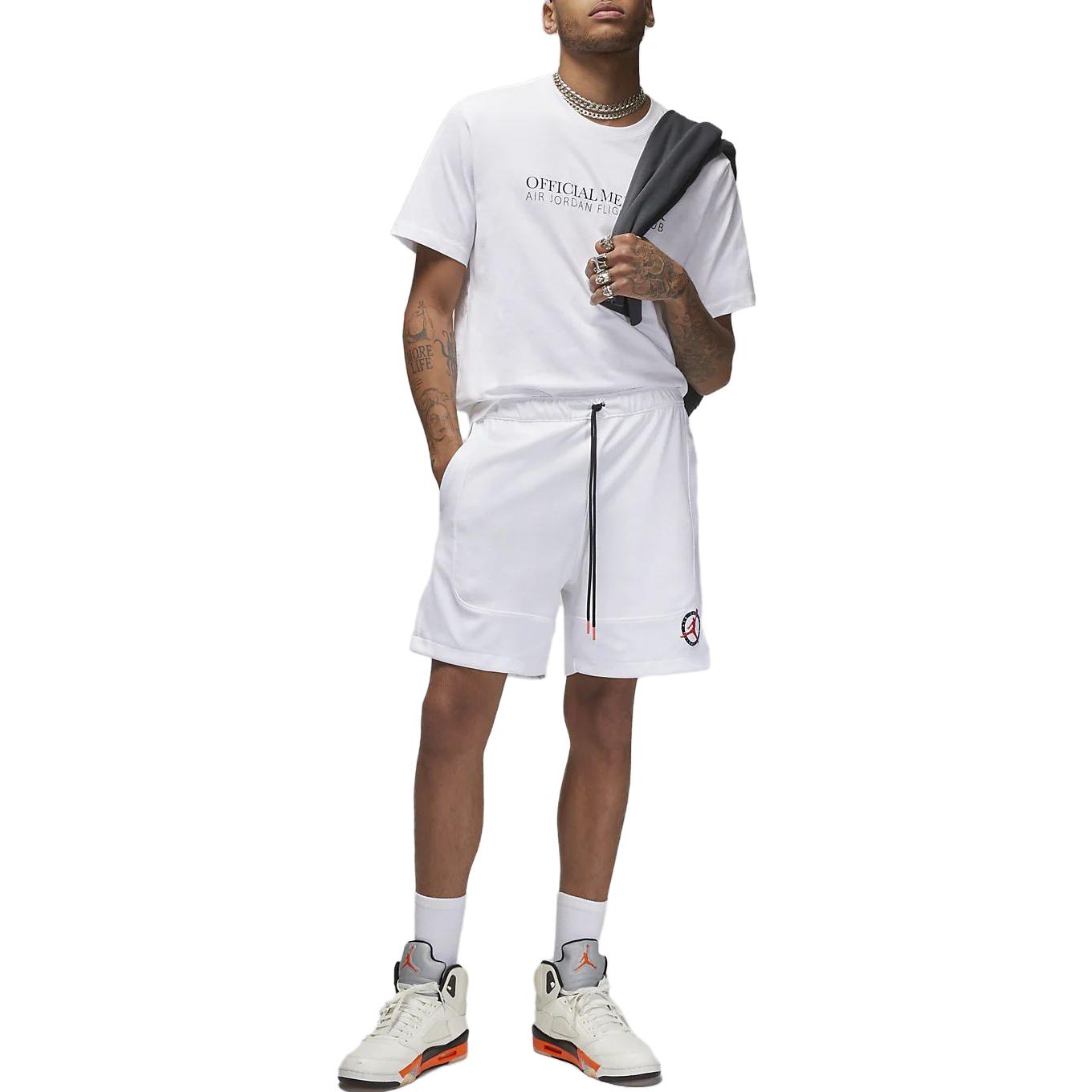 Jordan Flight MVP Sports Shorts Men’s White Moderate