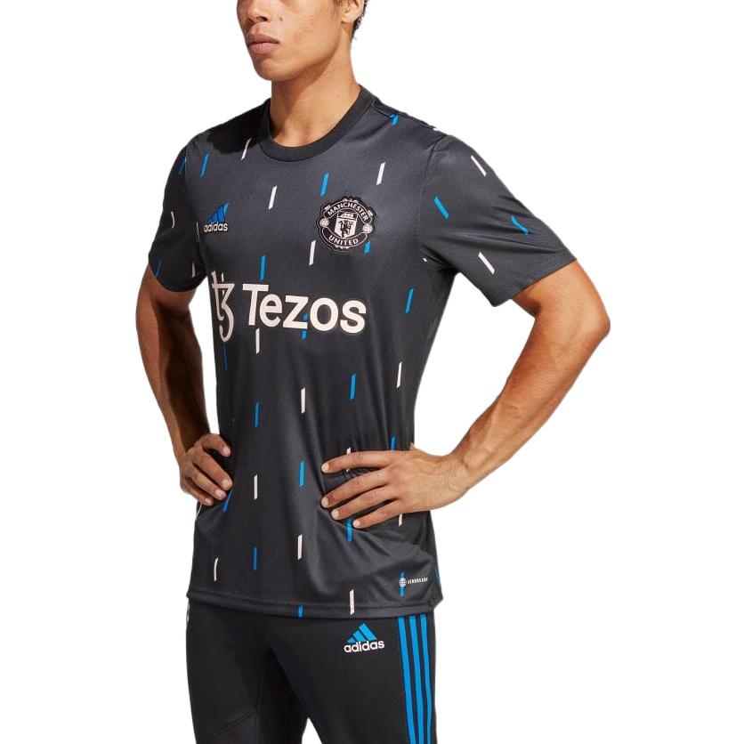 Adidas Manchester United Soccer Jerseys Men’s Black Moderate