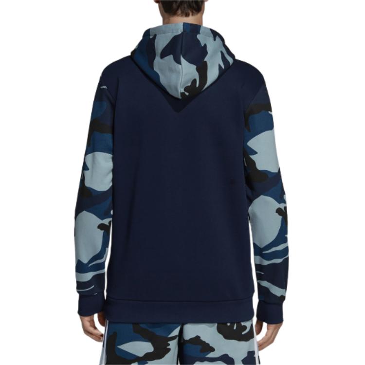 Мужское худи adidas originals Camo OTH Camo (синее) — фото 4