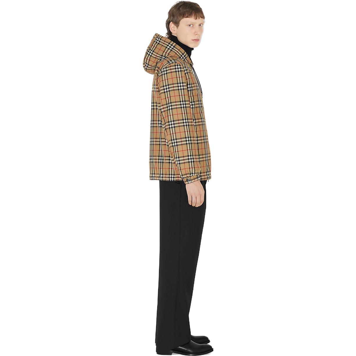Мужская куртка Burberry (бежевая) — фото 7