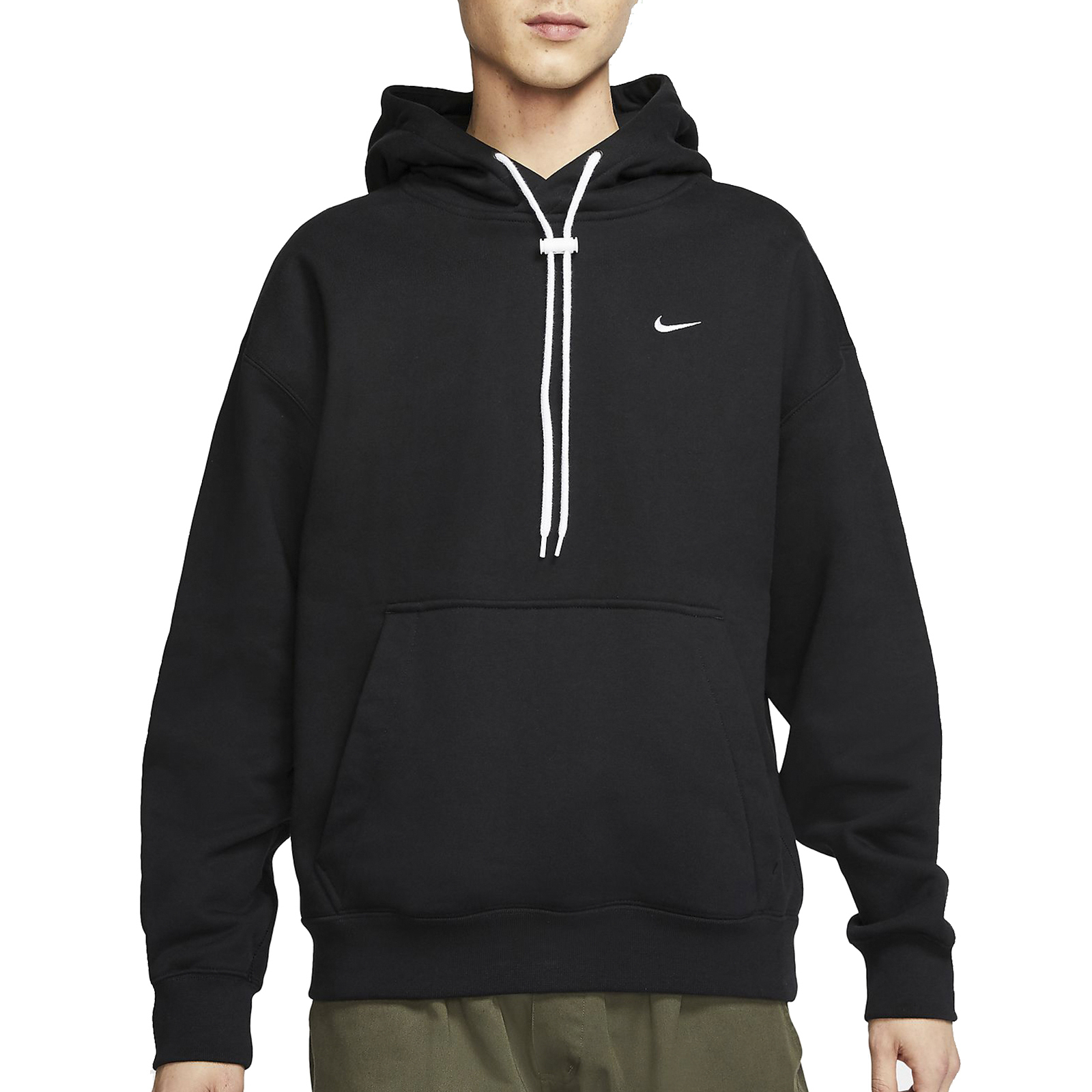Мужское худи Nike Lab Plain Hoodie (черное) — фото 4