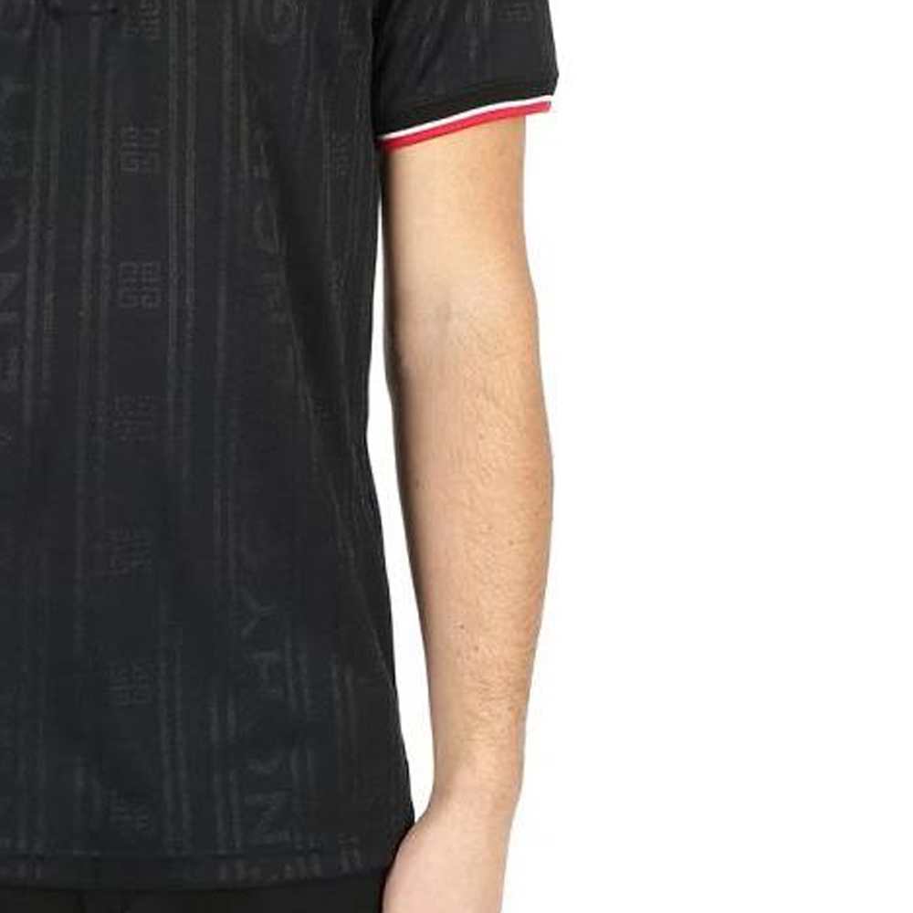 Мужская футболка-поло Givenchy Polo (черная) — фото 5