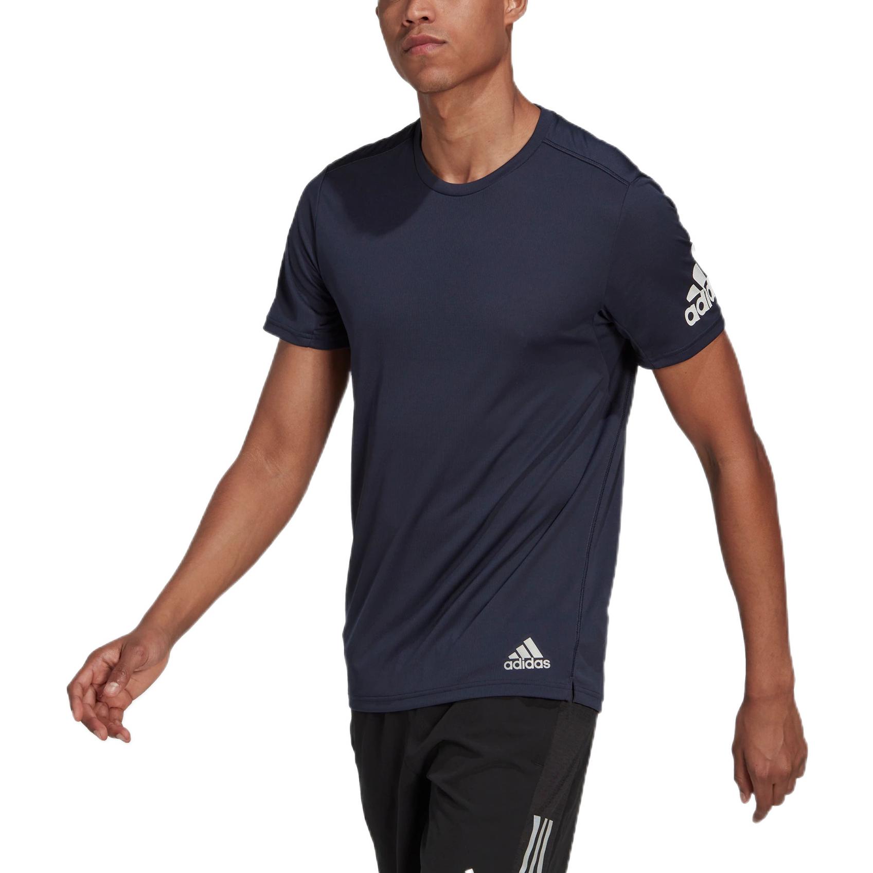 Adidas Running T Shirt Men’s Blue
