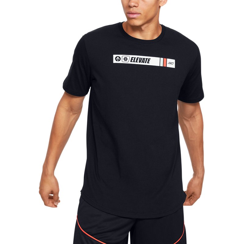 Мужская футболка Under Armour (черная) — фото 4