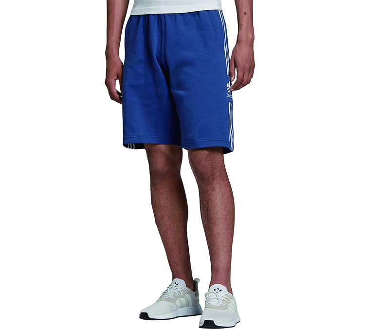 Мужские штаны adidas originals Lockup Lng Shrt (синие) — фото 5