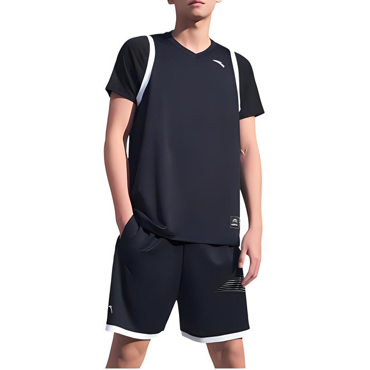 Anta Basketball Collection Casual Sportswear Men’s Basic Black/Pure White
