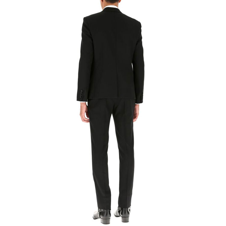 Мужской костюм SAINT LAURENT Wool Suit (черный) — фото 4