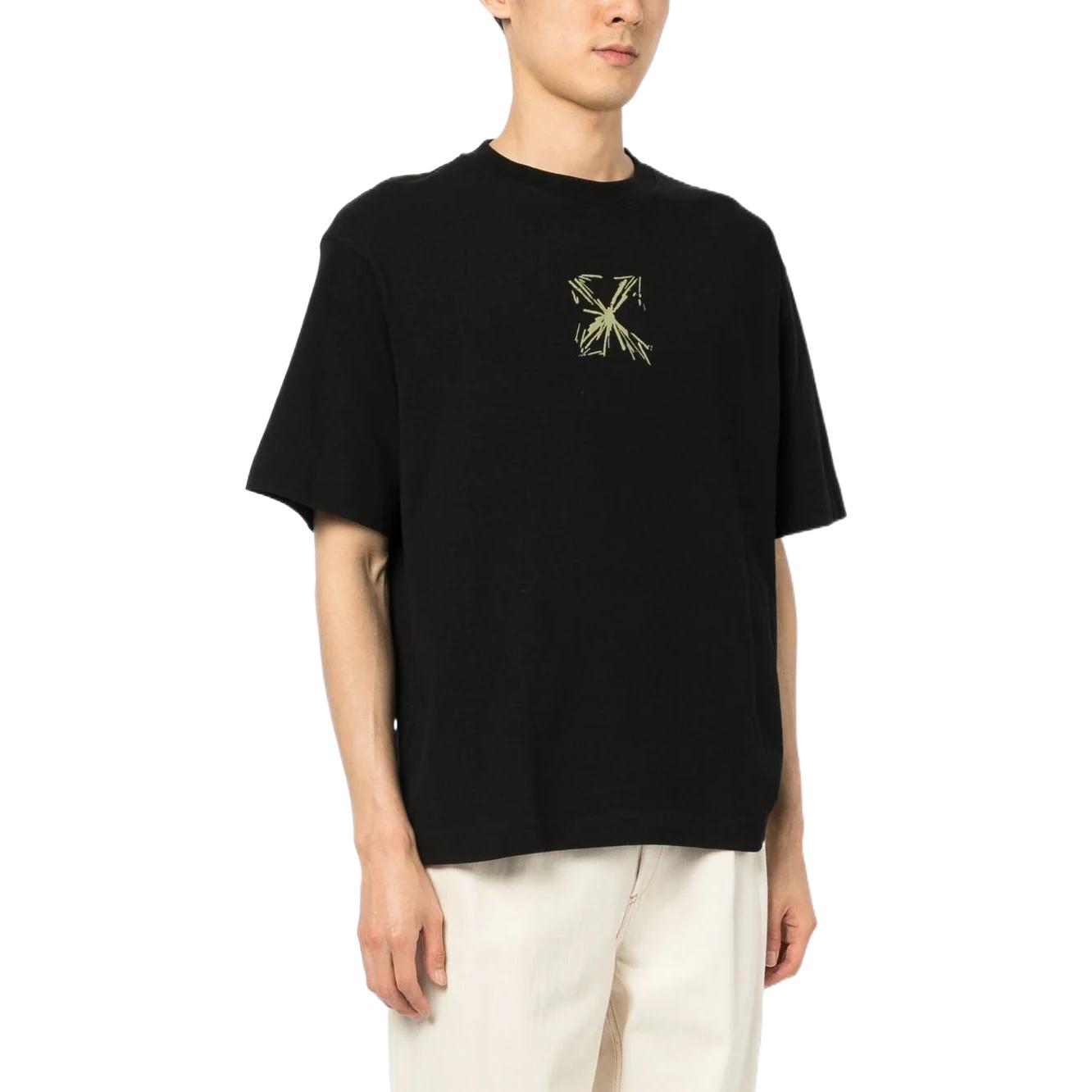 Мужская футболка OFF-WHITE (черная) — фото 3