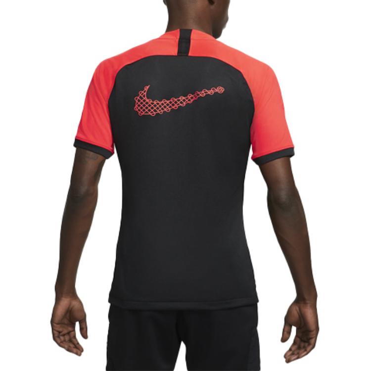 Мужская футболка Nike Ливерпуль футбольная (черная) — фото 5