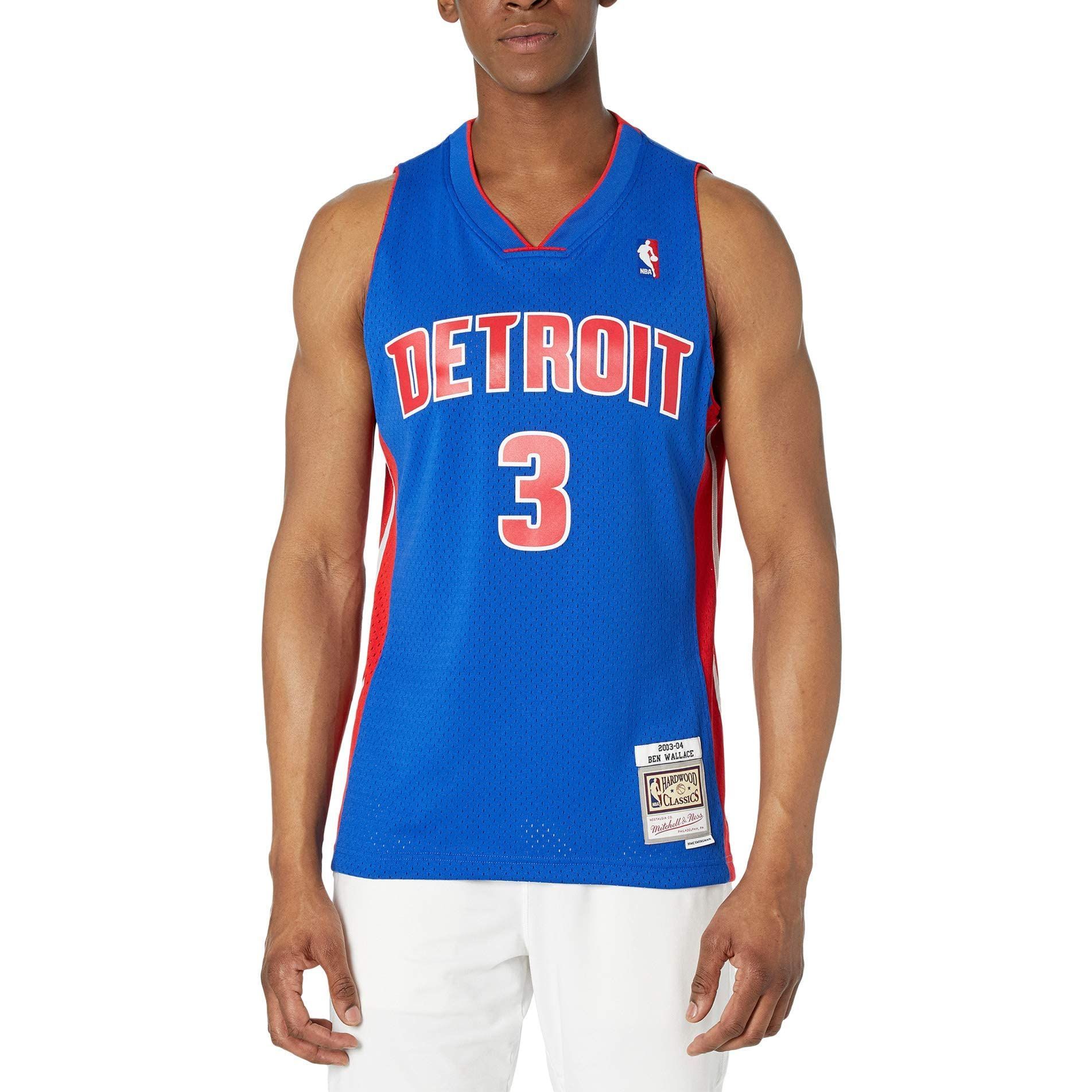 Mitchell Ness Basketball Jersey Unisex Blue