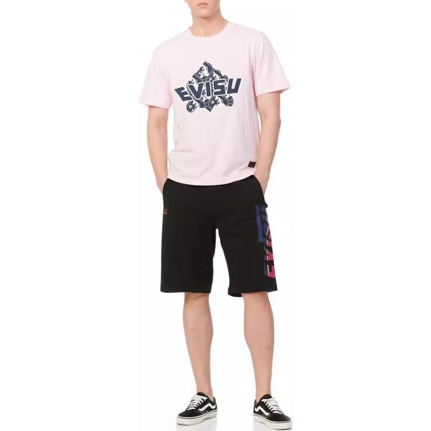 EVISU Sports Shorts Men’s Black Moderate