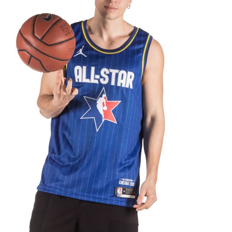 Jordan NBAAll Star Edition Swingman Jersey Giannis Antetokounmpo Basketball Jersey Men’s Blue