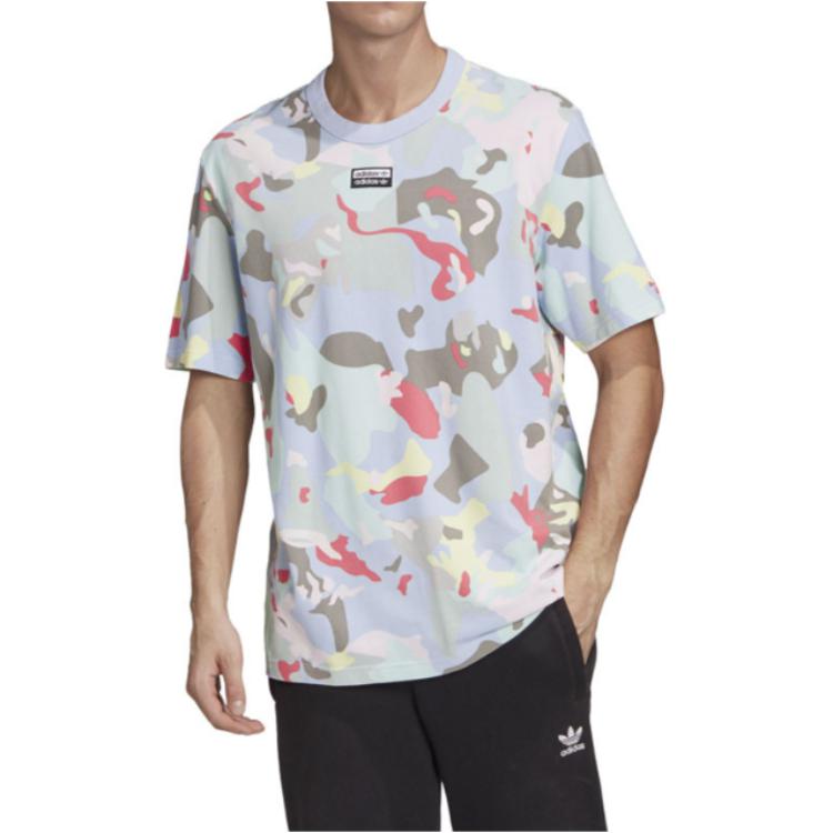 Мужская футболка adidas originals Fs Grp Aop Fs Grp Aop LogoT (белая) — фото 4
