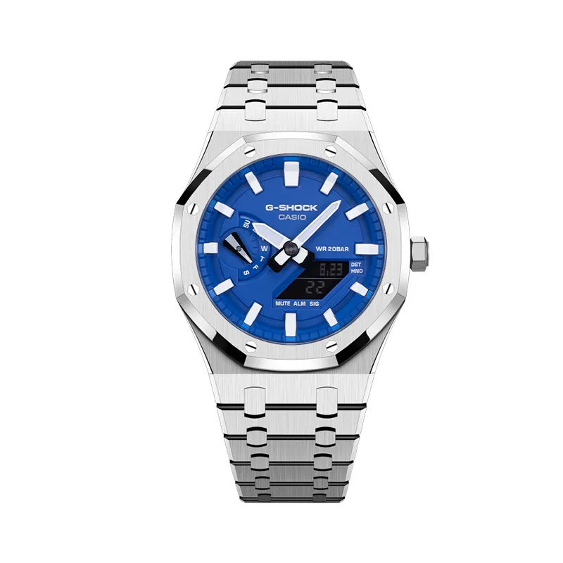 CASIO Unisex Liquid Crystal/Analog Dual Display Series 41mm Blue Watch