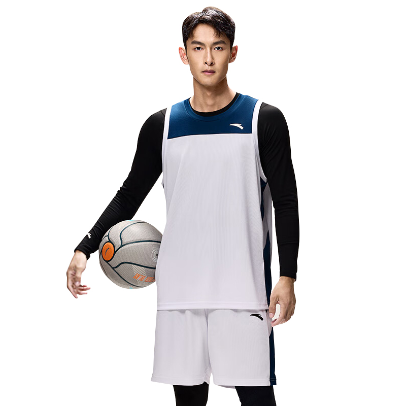 Anta Basketball Collection Basketball Suit Men’s Pure White