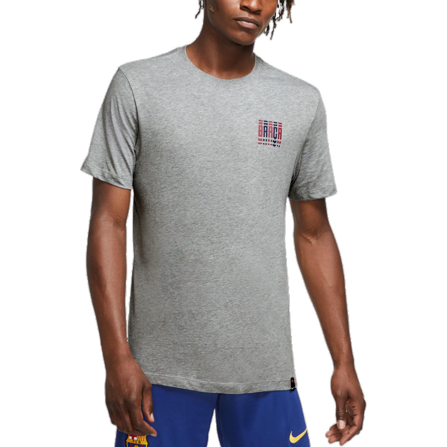 Мужская футболка Nike F.C T (серая) — фото 3