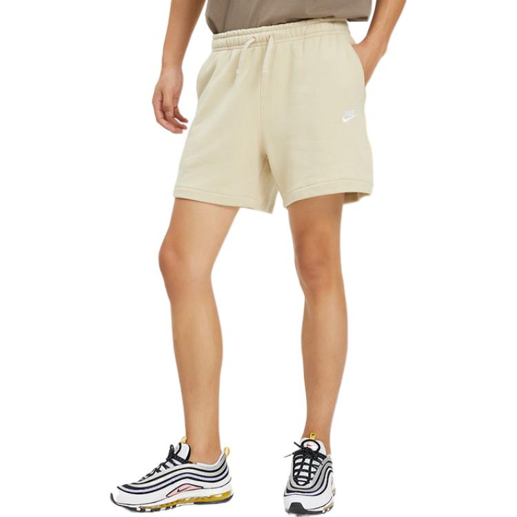 Nike Club Men’s Retro Embroidered Sport Shorts Off-White