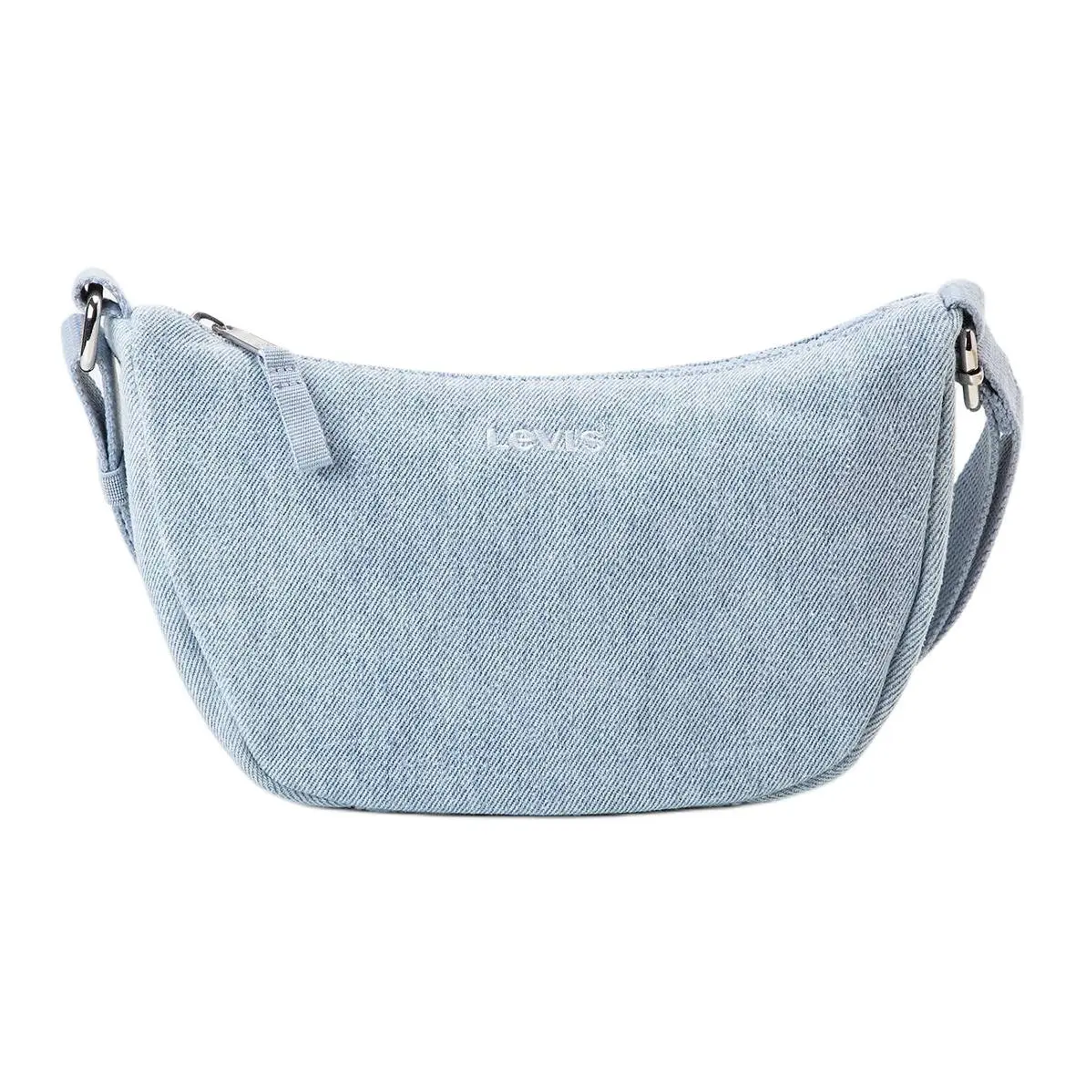 Levi's Cotton Shoulder Bag, Crossbody Bag Small Women's Light Blue