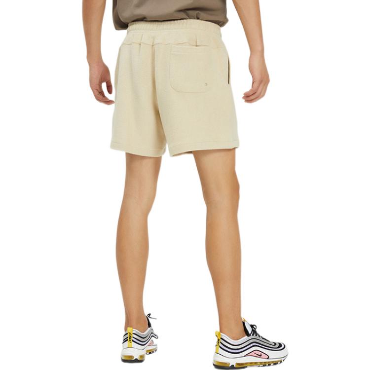 Nike Club Men’s Retro Embroidered Sport Shorts Off-White