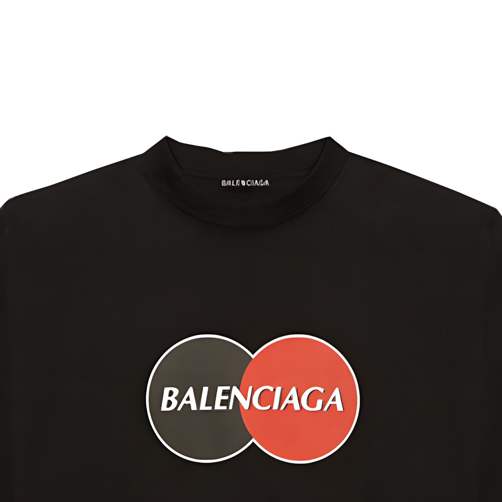 Мужская футболка Balenciaga T (черная) — фото 7