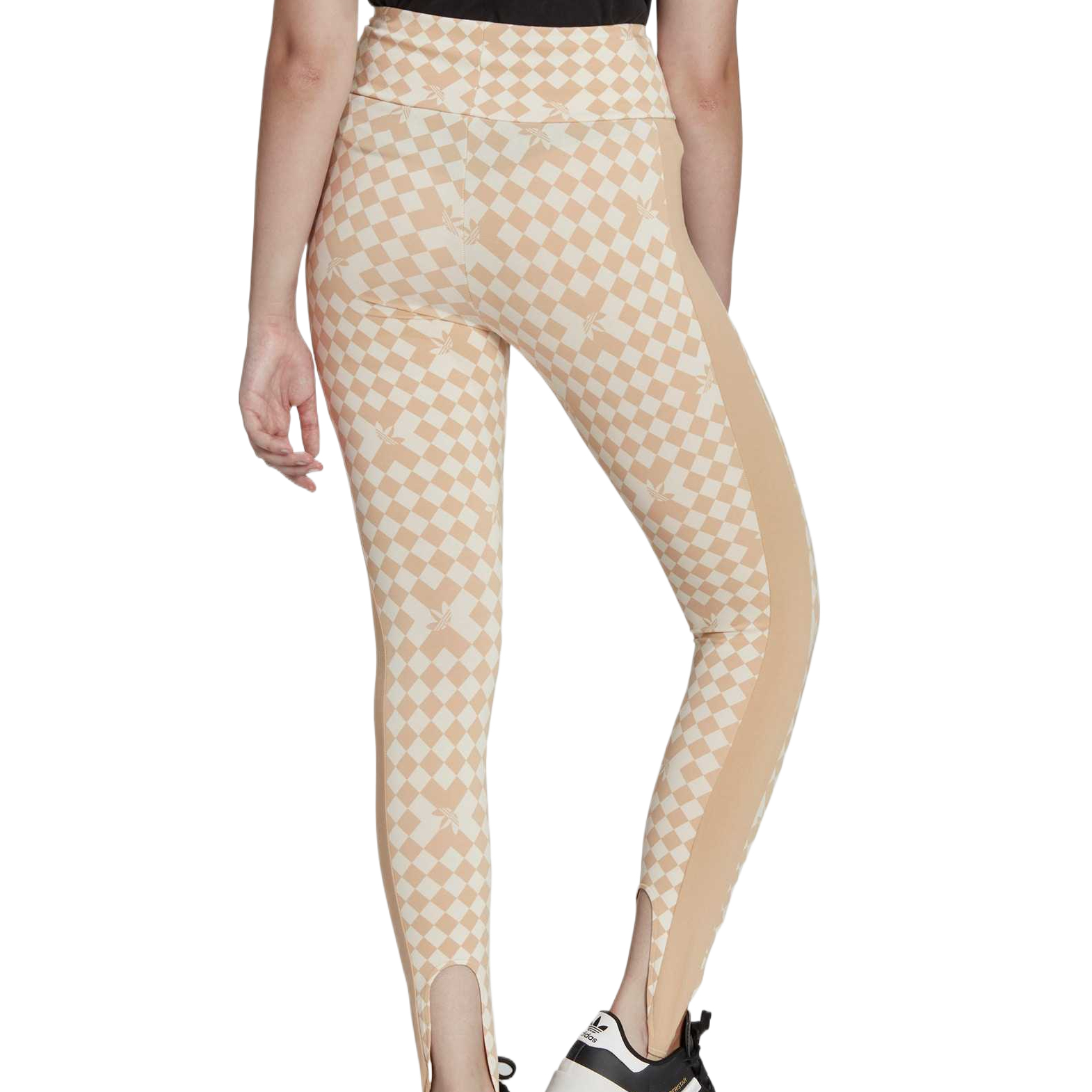 Adidas SKI CHIC ALLOVER PRINT TIGHTS Sports Pants Women’s Yellow White