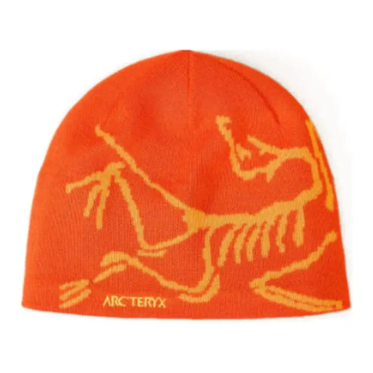 Arc'teryx Recycled Polyester, Merino Wool Beanies Unisex Orange