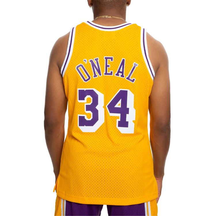 Mitchell & Ness Los Angeles Lakers Home 1996 97 Shaquille O’Neal Swingman Jersey