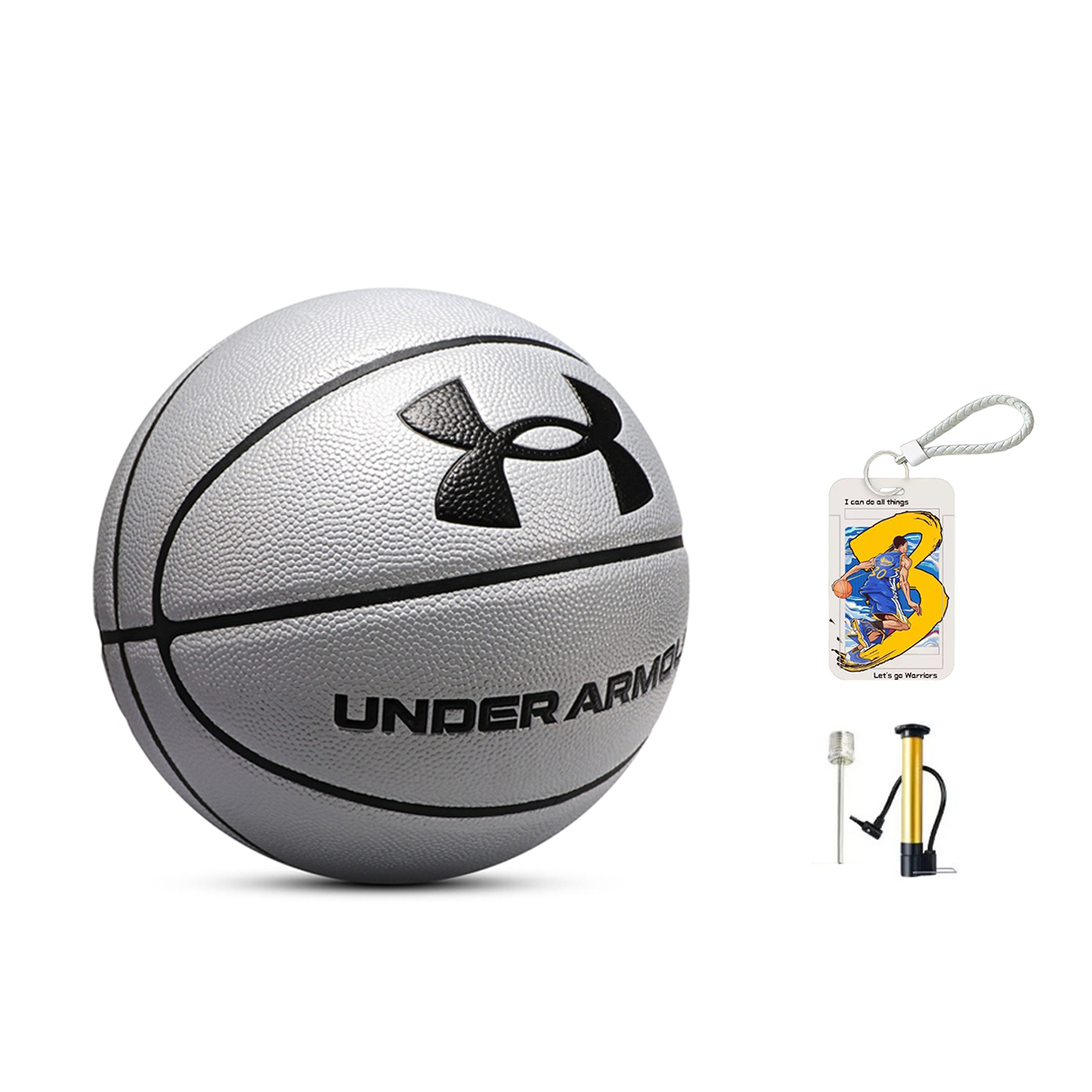 Under Armour Pu Basketball Silver Size 7 Ball Training