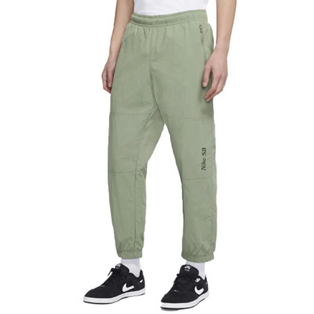 Мужские штаны Nike SB Logo Pants (оливковые) — фото 4