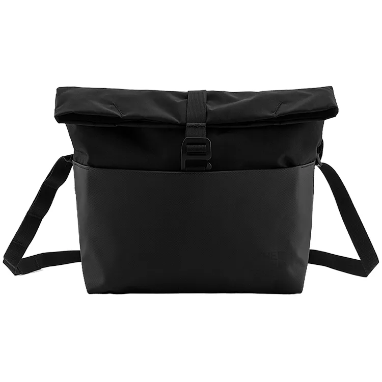THE NORTH FACE 9.4L One Shoulder Crossbody Outdoor Bag Fabric Black Unisex