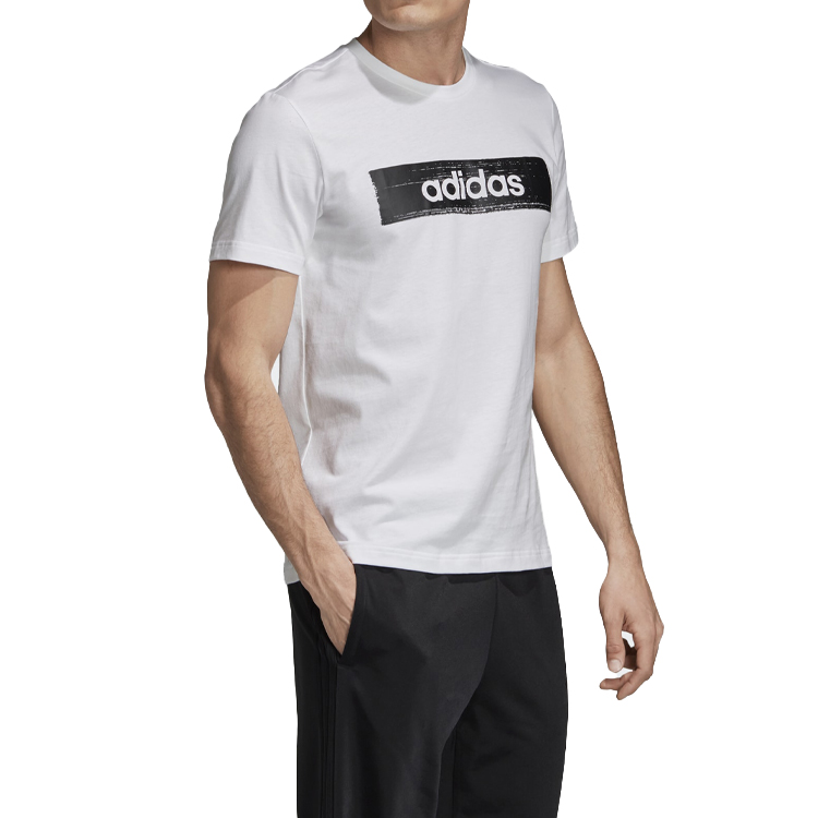 Мужская футболка adidas (белая) — фото 5