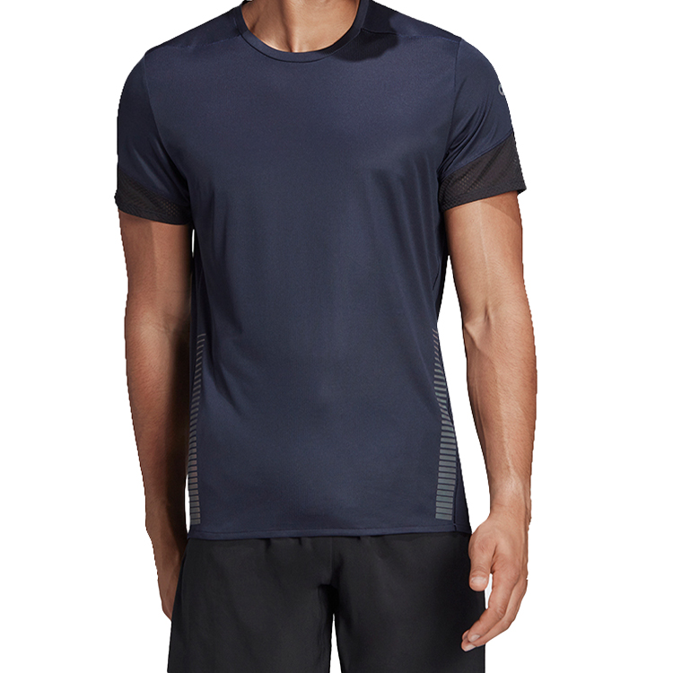 Мужская футболка adidas 25/7 Tee Runr (темно-синяя) — фото 7