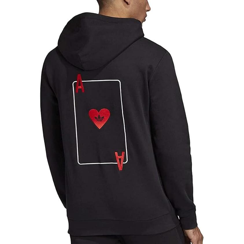Мужские худи adidas originals Valentine's Card (черные) — фото 4