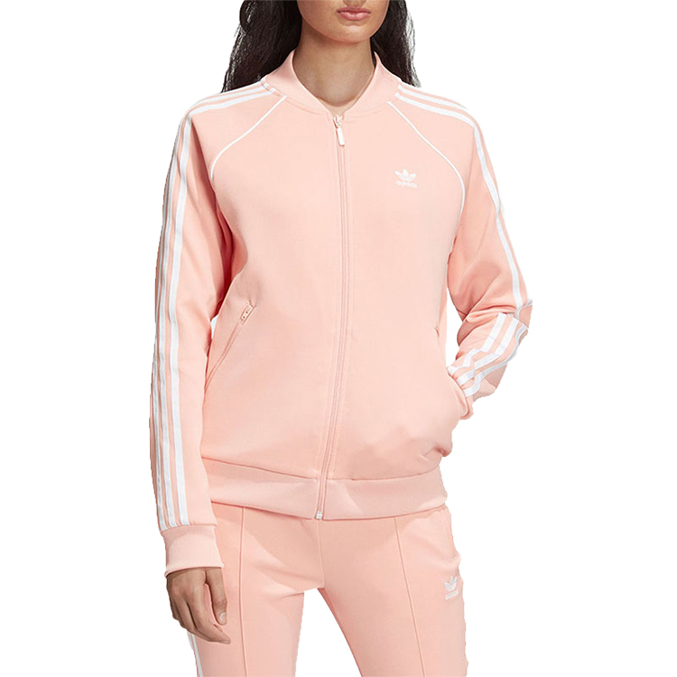 Женская кофта adidas originals SST Superstar (розовая) — фото 3