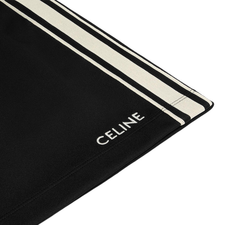 Мужские шорты CELINE Logo (черные) — фото 4