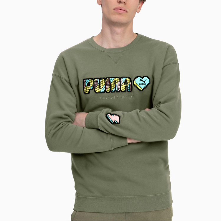 Мужские худи PUMA (зеленый) — фото 3