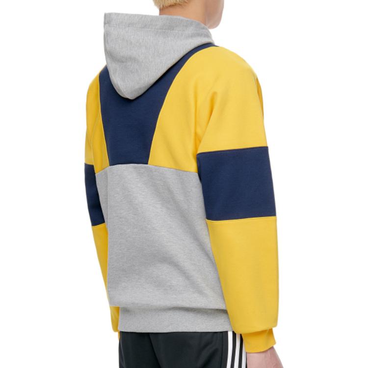Мужские худи adidas originals Samstag Panel Hoody (желтое) — фото 7