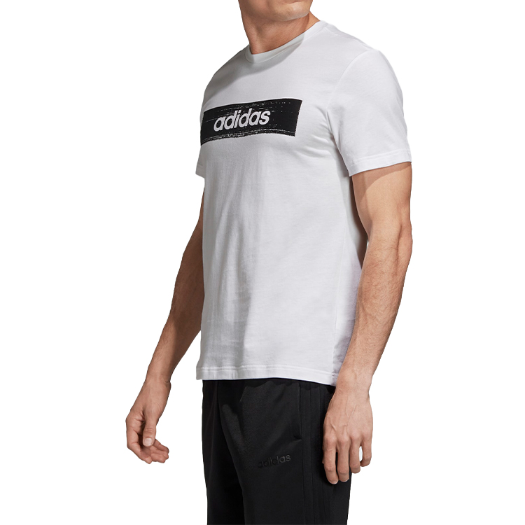 Мужская футболка adidas (белая) — фото 3